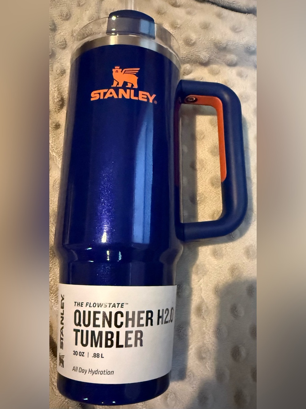Stanley 30 oz h2.0 flowstate tumbler blue regal shimmer limited edition
